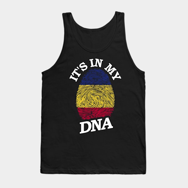 It's in My Dna Romania Tank Top by BramCrye